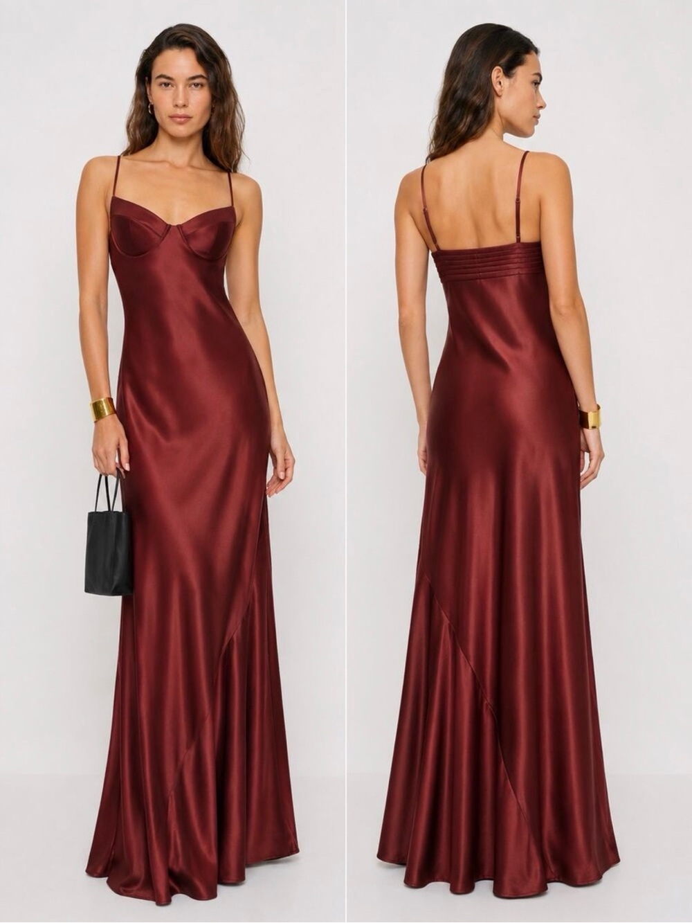 NWT Reformation Neva Silk Dress in Romance 2